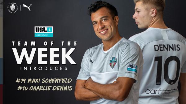 Charlie Dennis & Maxi Schenfeld Named to Team of the Week featured image