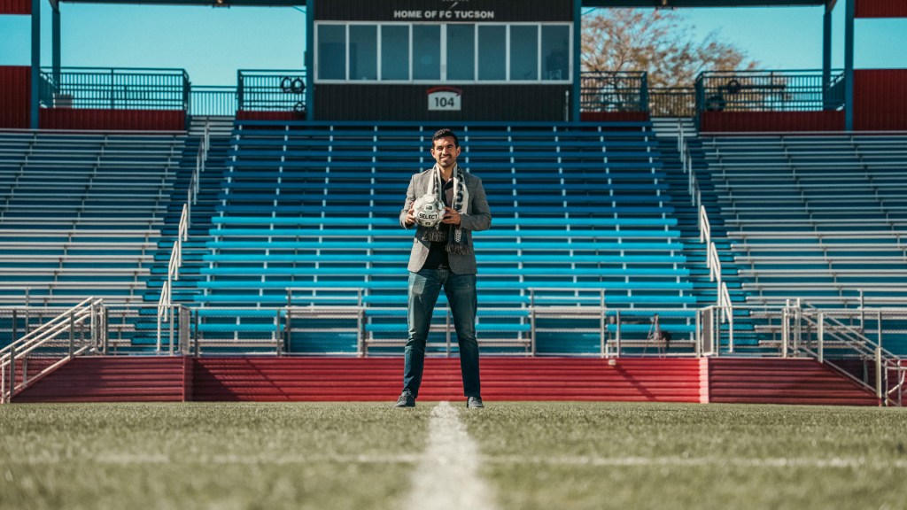 FC Tucson Pro Academy Head Coach Sebastian Pineda